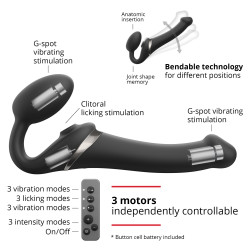 strap on me Dildo Multi Orgasm Strap-On-Me XL 16 x 4.7cm Noir